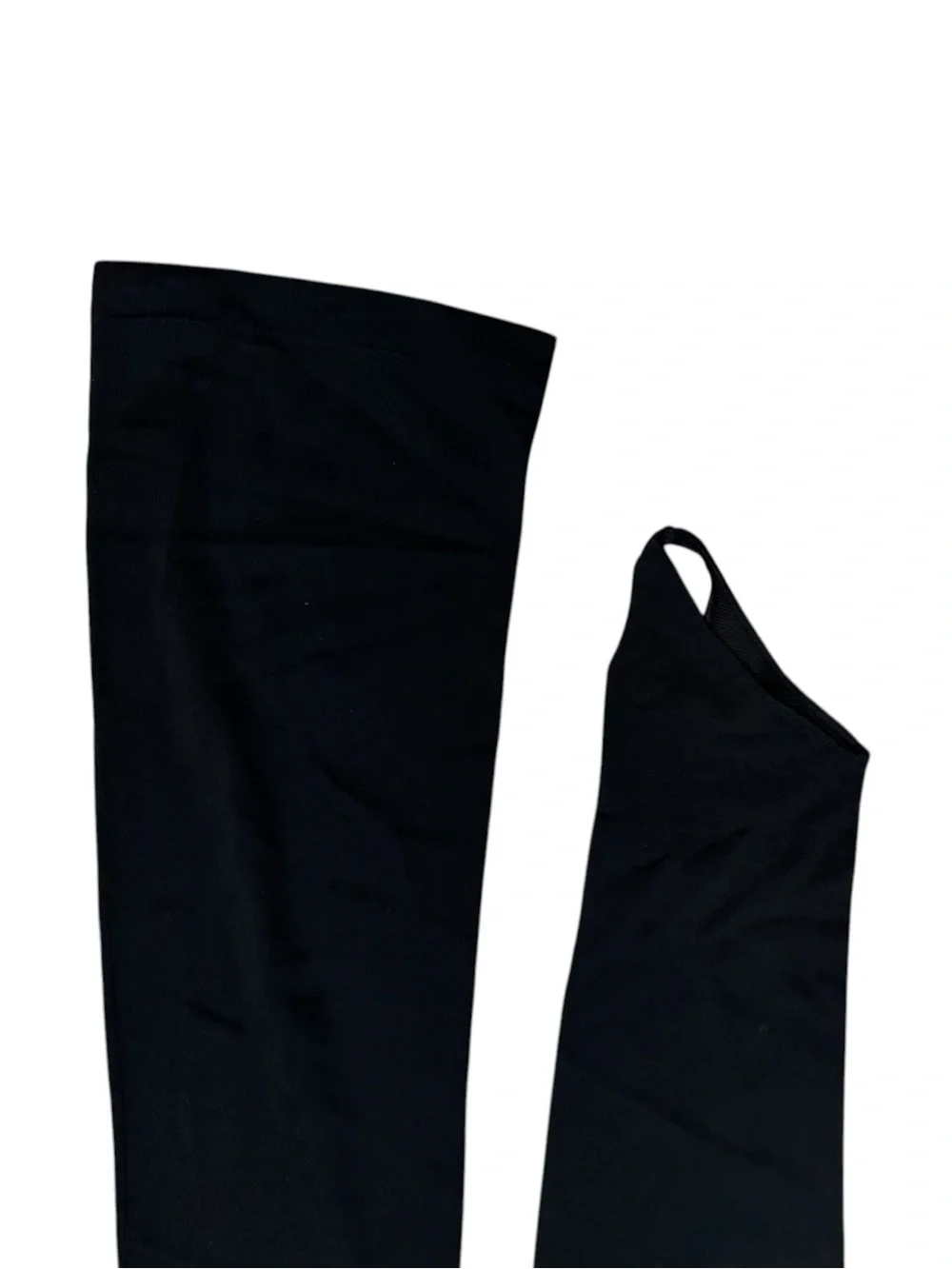 Vintage Black Stirrup Arm/Leg Sleeves - Stretch Knit